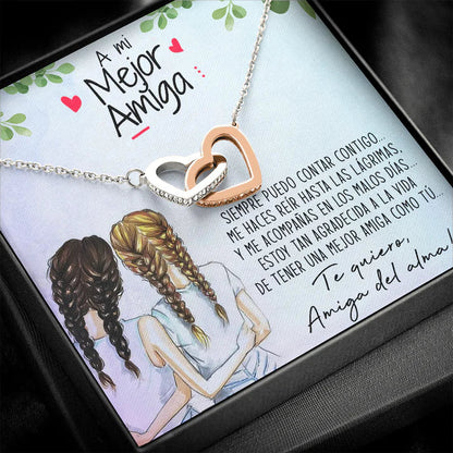 Collar con tarjeta dedicatoria